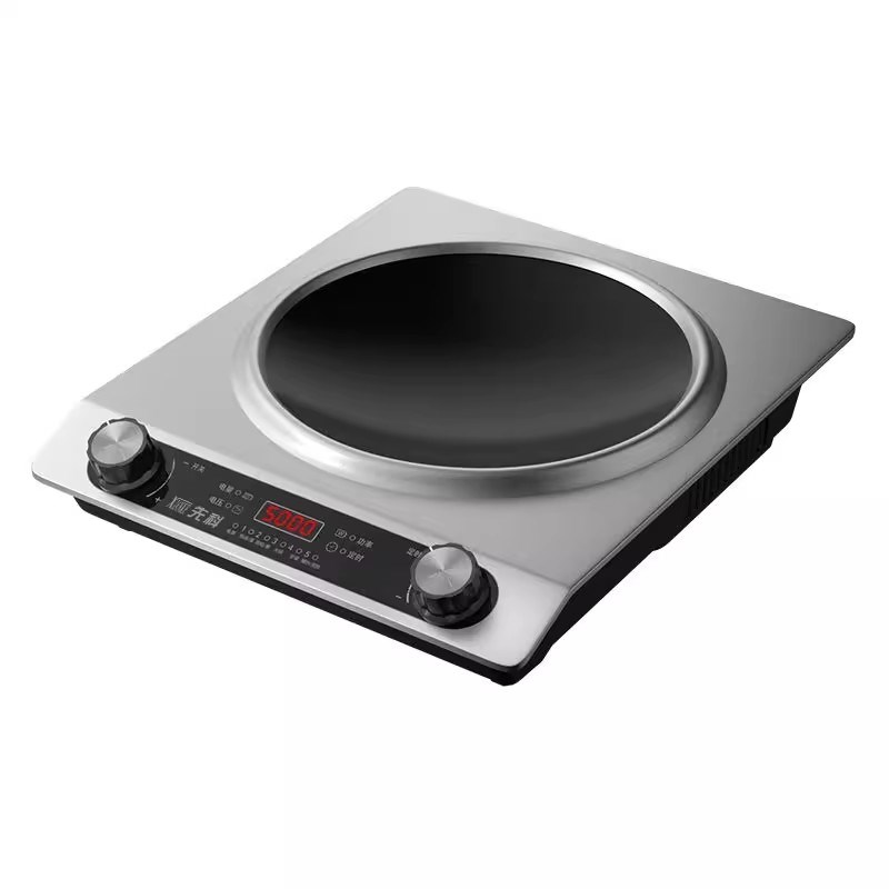 先科凹面电磁炉家商用5000W大功率多功能一体猛火灶防水节能定时