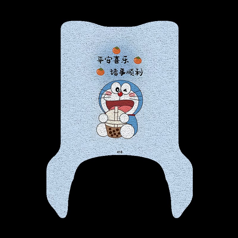 适用台铃菲畅EB电动车脚踏垫防水防滑耐磨丝圈卡通可爱脚垫脚踩垫