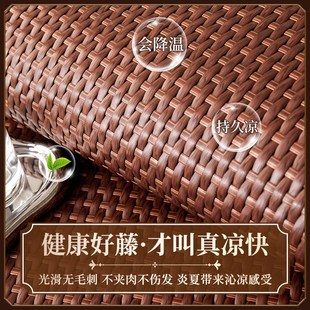 夏用2025新. 优选鱼藤席床席床垫夏o天凉席软垫子床裙罩笠床盖夏季