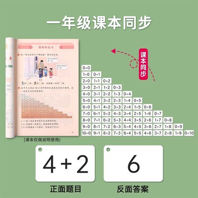 优选以内加减法g口算卡片小学一年级10/100以内数学公式大全算术.
