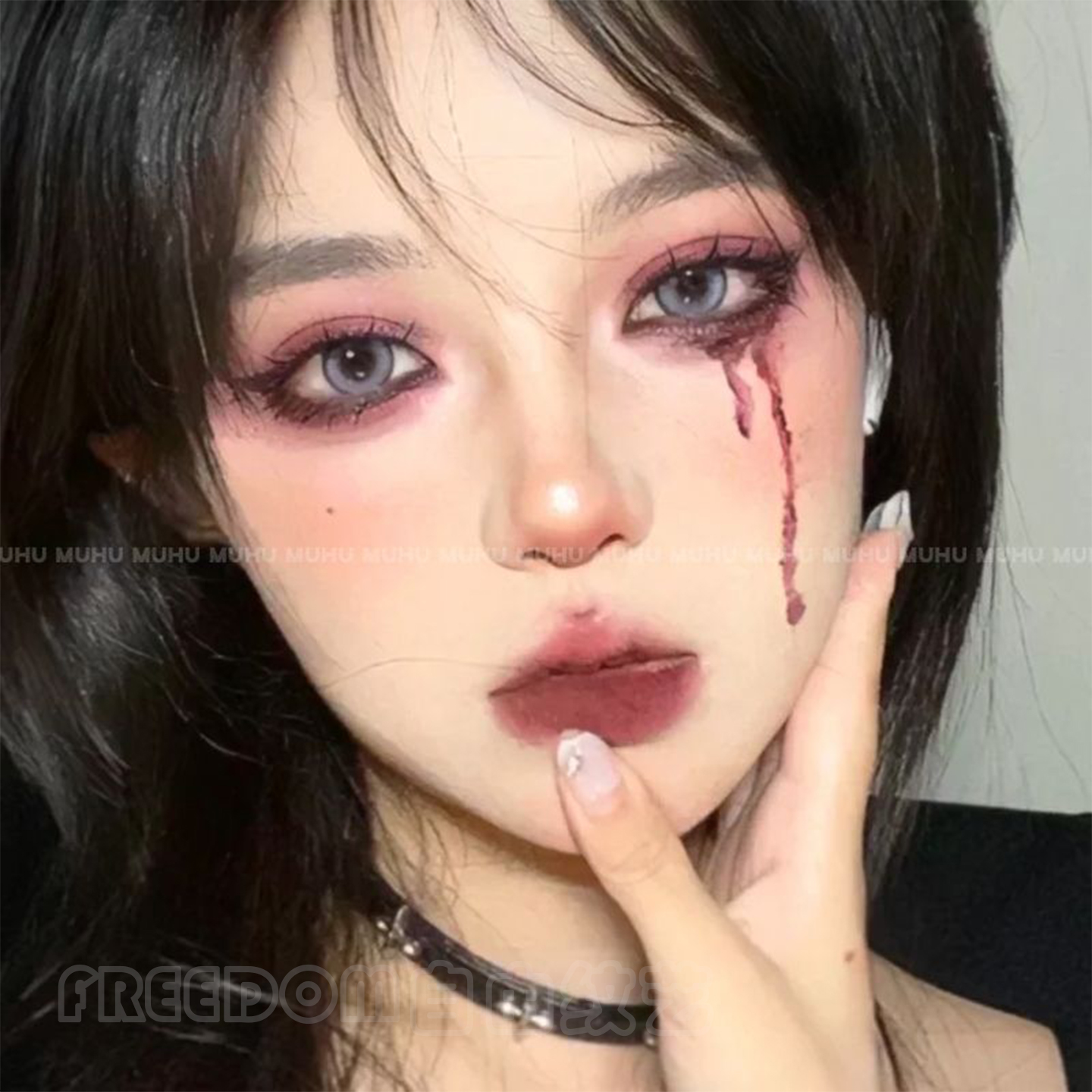 血色泪痕纹身贴辣妹一次性易清洗