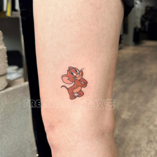 杰瑞彩色纹身贴趣味卡通手腕遮盖