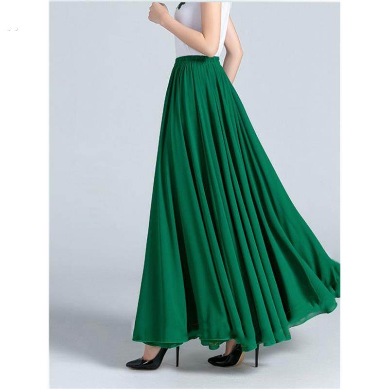 720度双层大摆裙垂感雪纺半身裙纱裙跳舞长裙广场舞a字新疆舞裙子,女装/女士精品,半身裙,淘宝优惠券,粉丝福利购,淘宝优惠卷