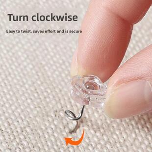 沙发垫床单固定器被子扭扭钉被单沙发布巾防跑防滑螺旋钉固定针