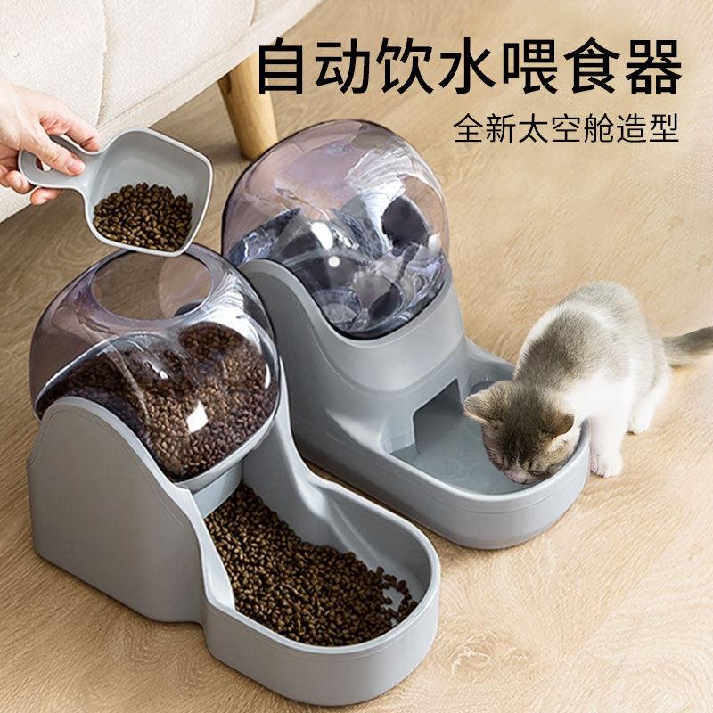 狗狗猫咪饮水机喂食器食盆大容量法斗柯基泰迪西高地雪纳瑞用品