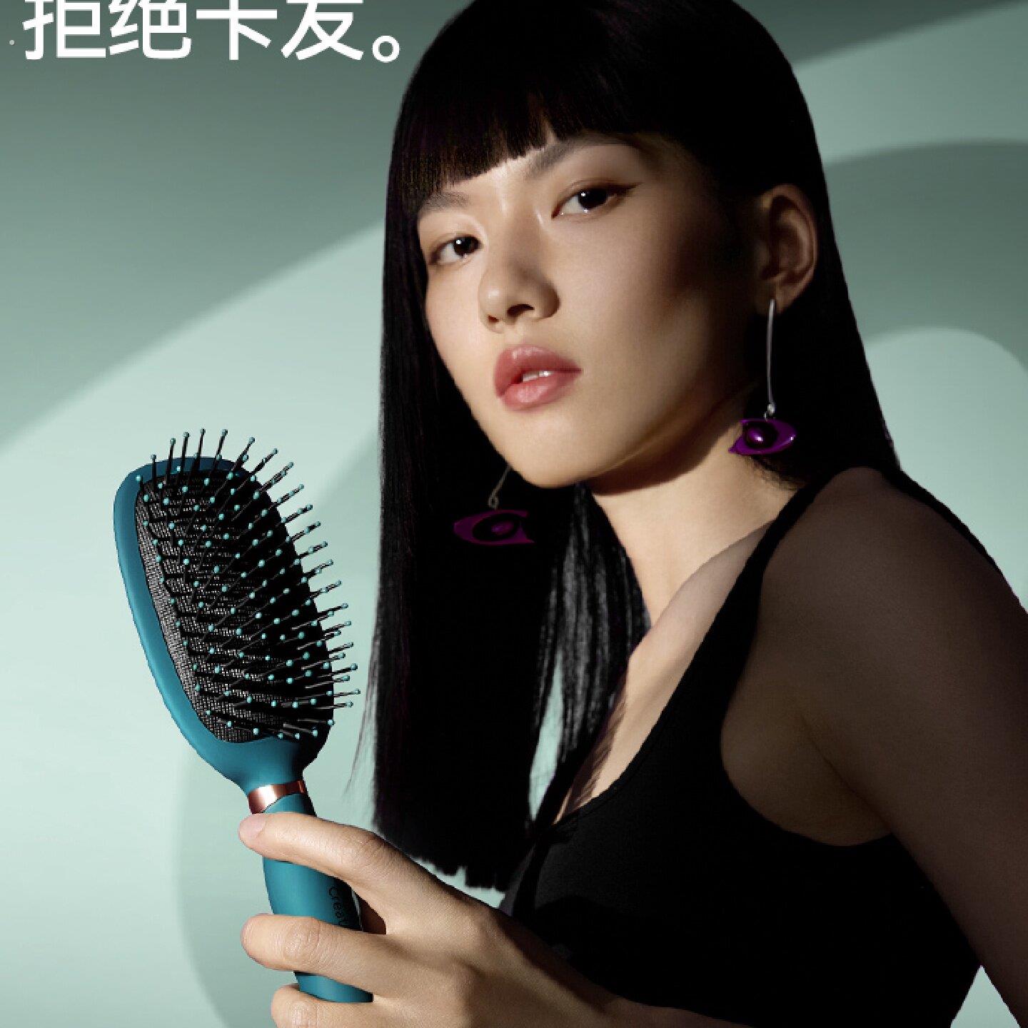 气垫梳女士长发气囊梳子家用头皮按摩专用蓬松颅顶头发经络防静电