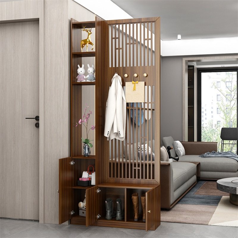 新款简约中式现代进门屏风隔断客厅遮挡实木入Q户玄关柜装饰木格,住宅家具,门厅/玄关柜/玄关架,淘宝优惠券,粉丝福利购,淘宝优惠卷