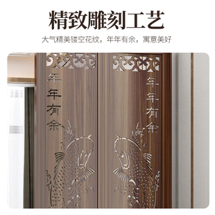 入户屏风客厅木质玄关隔断柜酒店办公M装 中式 饰架茶室遮挡座屏进