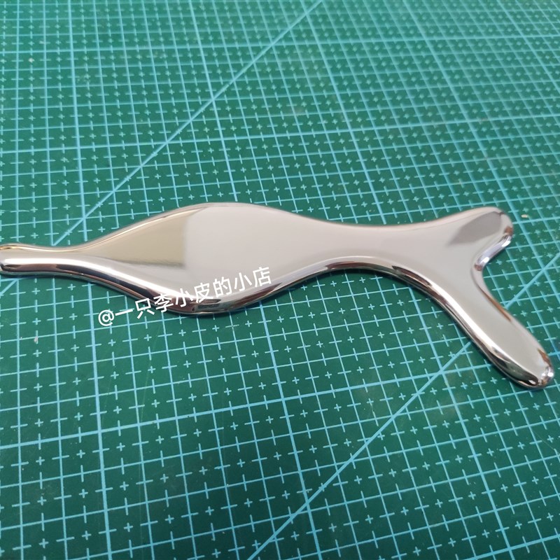 长嘴小鱼刀不锈钢脸部眼s部按摩护理定点肩颈不锈钢刮痧板放松肌