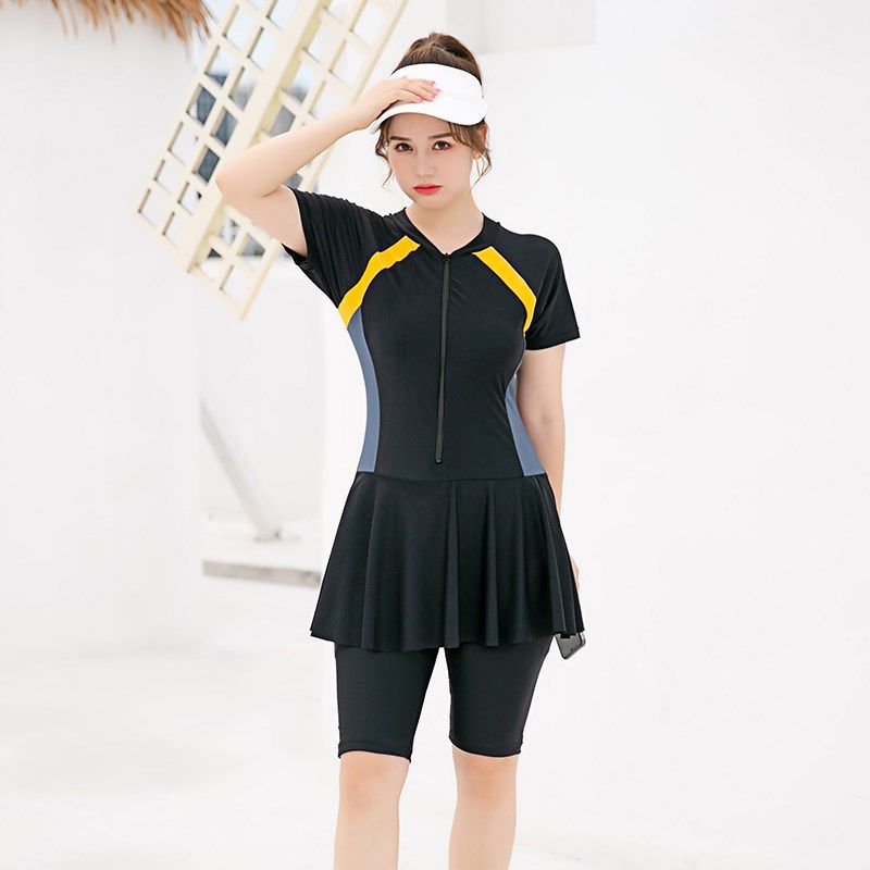 泳衣女夏202h4新款连体平角裙式保守显瘦遮肚泡温泉大码游泳装,运动/瑜伽/健身/球迷用品,连体泳衣,淘宝优惠券,粉丝福利购,淘宝优惠卷