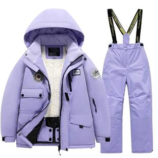 零下40度2025新款儿童滑雪服女童东北雪乡哈尔滨旅游极寒装备套装