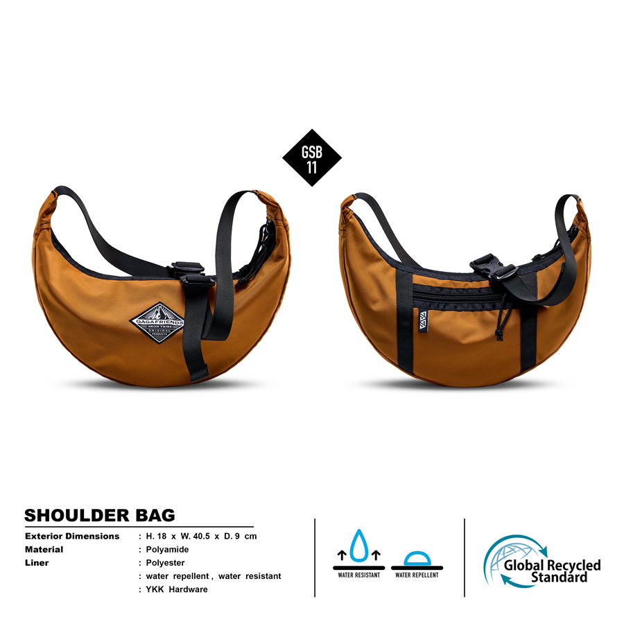 新月饺子包斜挎包单肩健身背包