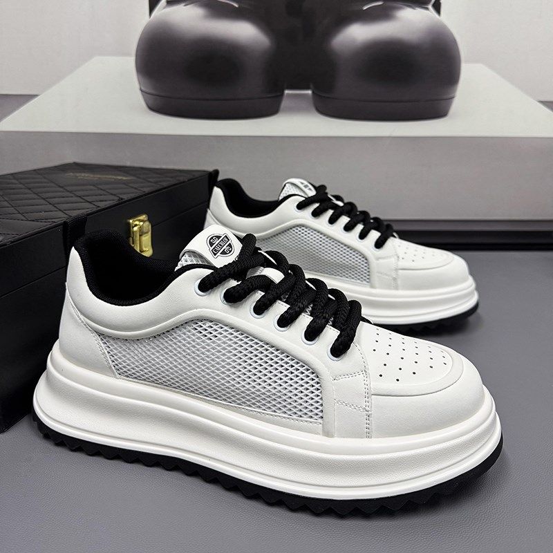 2025爆款网面运动休闲板鞋45x夏季新款大码男鞋46单网百搭小白鞋4,流行男鞋,休闲板鞋,淘宝优惠券,粉丝福利购,淘宝优惠卷