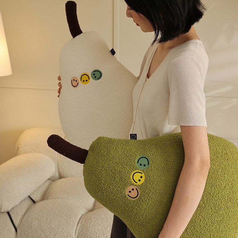 网红爆款大鸭梨抱枕毛绒抱睡布偶沙发靠垫可爱S超软客厅软包装饰,居家布艺,靠垫/抱枕,淘宝优惠券,粉丝福利购,淘宝优惠卷
