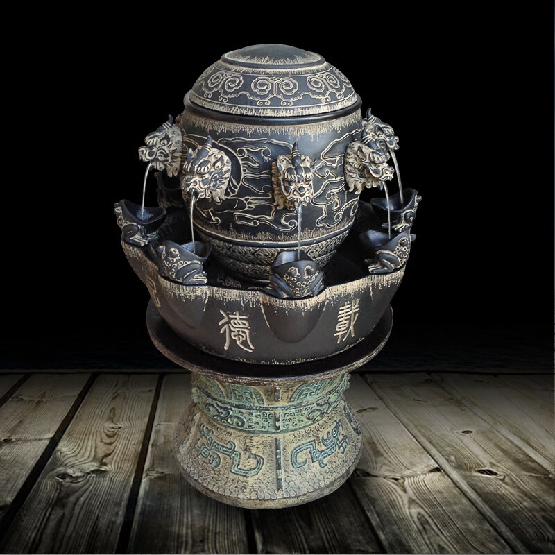 开业送礼大型假山循环流水喷泉摆件办H公室招财鱼缸水景八方来财,家居饰品,流水摆件,淘宝优惠券,粉丝福利购,淘宝优惠卷