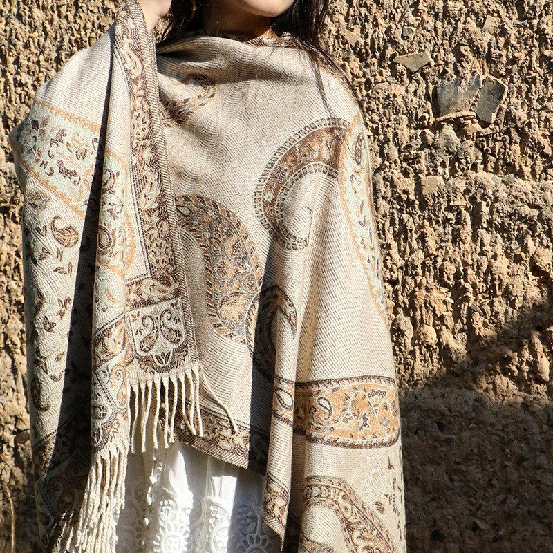 青海西藏丽江旅游披o肩度假民族风围巾女腰果披风春夏空调房披肩,服饰配件/皮带/帽子/围巾,围巾/丝巾/披肩,淘宝优惠券,粉丝福利购,淘宝优惠卷