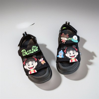 男童包头凉鞋哪咤2025新款夏季儿童运动沙滩P鞋软底娜扎男孩宝宝