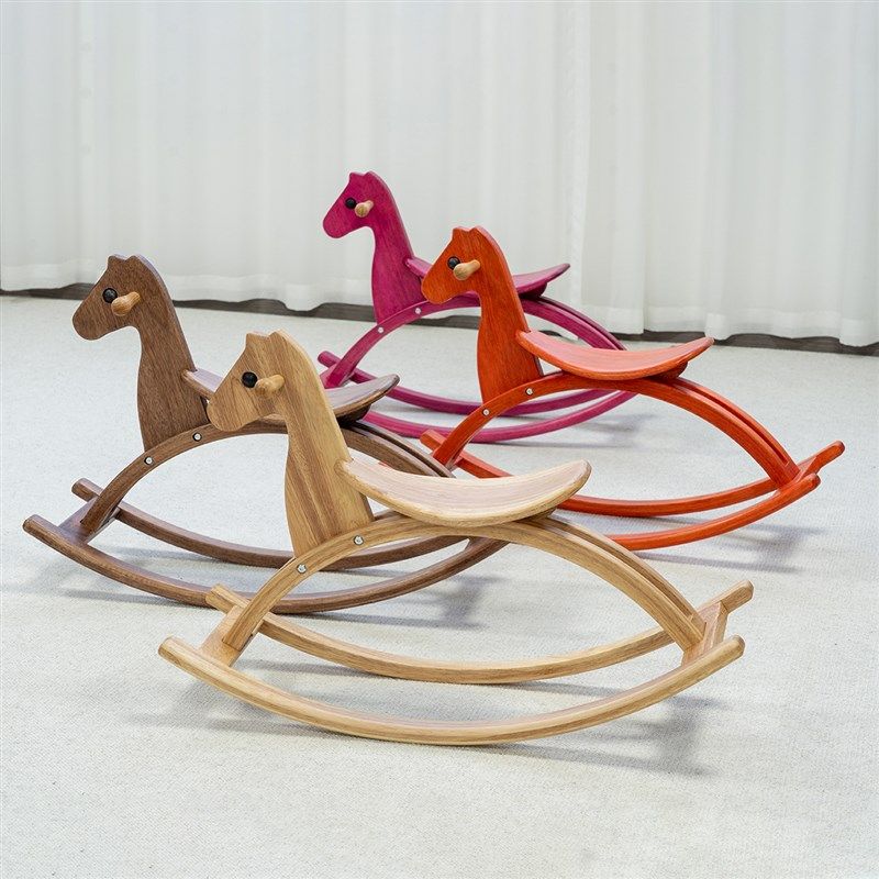 儿童木马木制玩i具幼儿园室内外宝宝实木弯曲摇马婴儿小孩周岁礼,玩具/童车/益智/积木/模型,摇马/摇摇车/蹦蹦车,淘宝优惠券,粉丝福利购,淘宝优惠卷