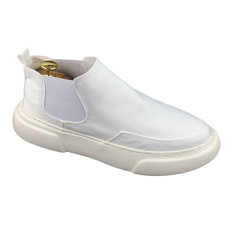 夏季新款套脚透气布鞋休闲鞋男韩A版百搭增高板鞋白鞋网红潮流男,流行男鞋,布鞋,淘宝优惠券,粉丝福利购,淘宝优惠卷