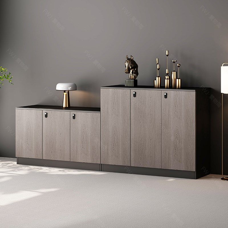 办公室文件柜地柜木质矮柜储物柜带锁资料柜隔断杂物收Y纳柜长条,商业/办公家具,矮柜,淘宝优惠券,粉丝福利购,淘宝优惠卷