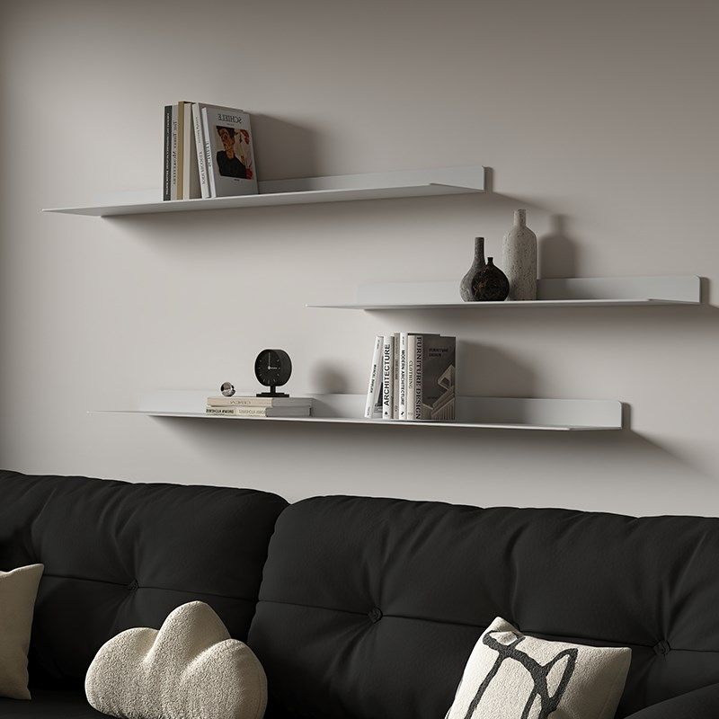 现代简约墙上置物架发光一字隔板商品展示架客厅背景W装饰卧室书,商业/办公家具,层板/挂板,淘宝优惠券,粉丝福利购,淘宝优惠卷