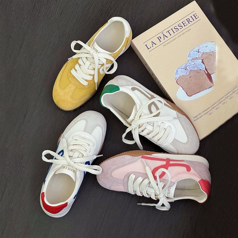 【运费险三d包】减龄甜美透气百搭平底小单鞋女德训小白鞋2025春,女鞋,德训鞋,淘宝优惠券,粉丝福利购,淘宝优惠卷