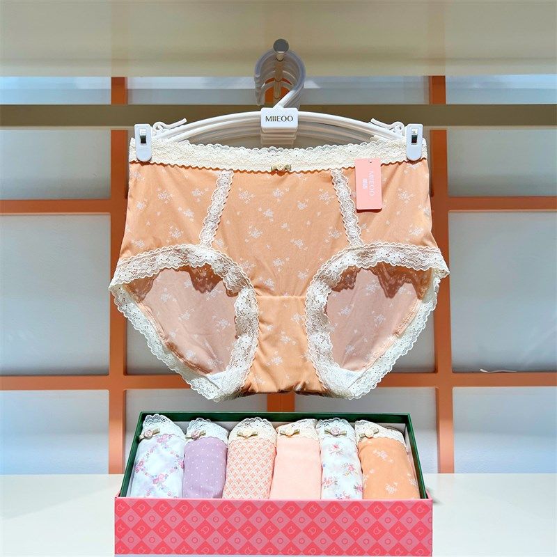 秘语新款女士内裤小j森林的夏锦丝螺纹中腰高弹61825/6826/61825,女士内衣/男士内衣/家居服,女三角裤,淘宝优惠券,粉丝福利购,淘宝优惠卷