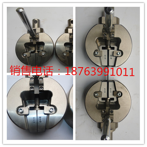 万能试验机夹爪拉力机s夹具试验机钳口试验机配件楔形夹图片