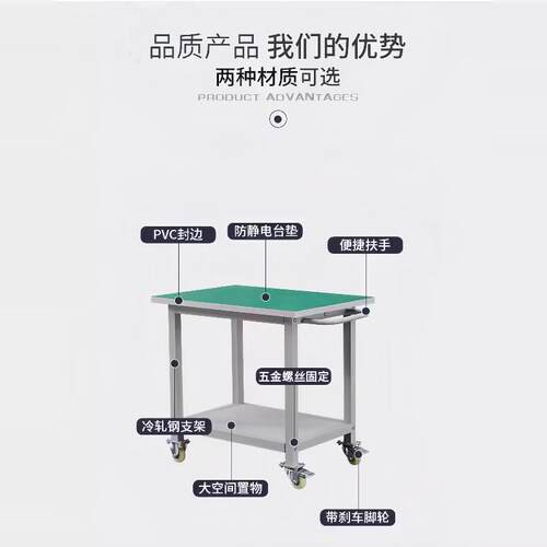 防静电重型移动带轮工业周
