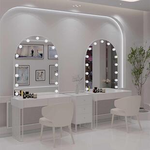 高级影楼专业带灯化妆台婚纱店美容院彩妆纹绣化妆师专用梳妆台桌