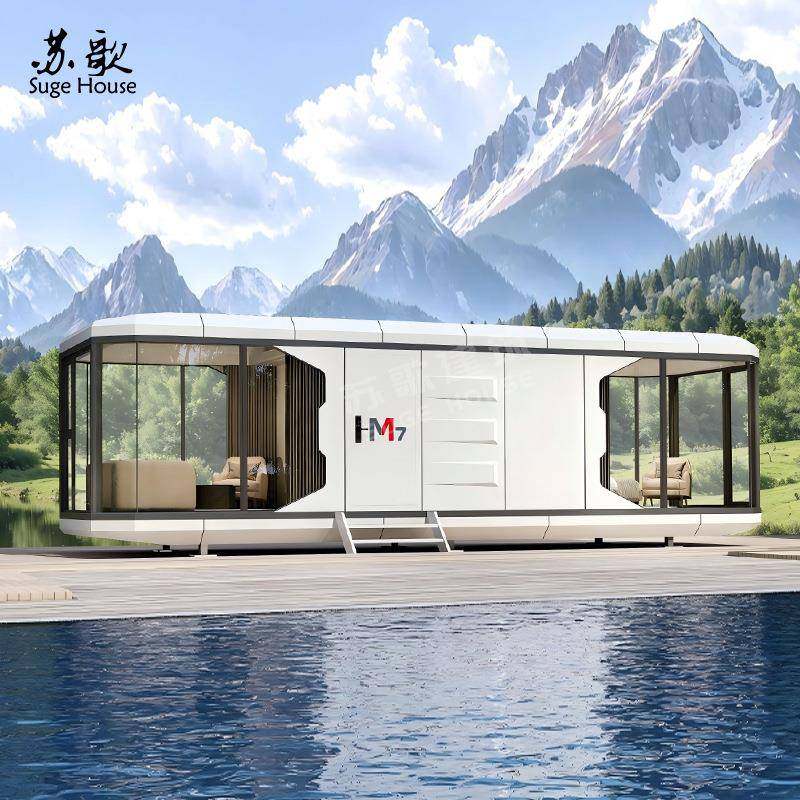 景区小户型单层钢结构太空舱民宿阳光房设计建造可移动别墅,基础建材,轻钢别墅,淘宝优惠券,粉丝福利购,淘宝优惠卷