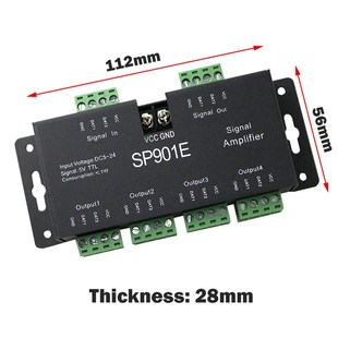 追光流水灯带信号同步器幻彩跑马灯条线形灯单线路放大器9
