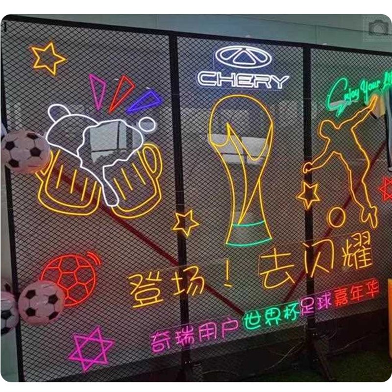 菱形网铁丝网片展示网镂空铁艺装饰屏风隔断悬吊式天花板工业风背