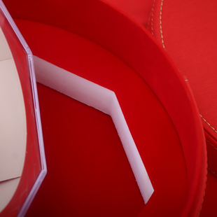 坤兴包装团圆圆满圆盘燕窝包装盒圆形皮盒礼盒档溯源码礼品盒空