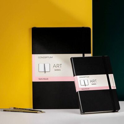 CONCEPTUM素描本Sketch绘图册速写手绘插画美术设计水彩A5-A4方形