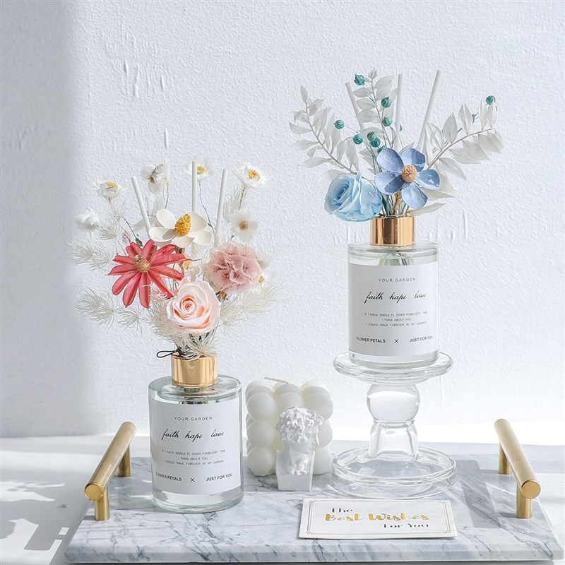 无火香薰in风干花花束汽车车载客厅卧室装饰空气新剂除味