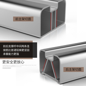 百佳宜铝合金室内梯加厚字梯四五步工程七步扶手阁