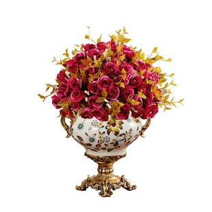 泽马欧式瓶器餐桌仿真艺装复古陶瓷电视柜玄关装饰品