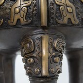 宇达青铜创意艺术品乔迁送礼家居办公室财鼎鼎铜.