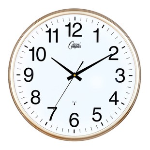 康巴丝钟表挂钟客厅静音挂表大号电子钟定制标准化考场电波钟