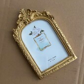 金色雕婚庆相框家居饰品壁挂墙装 饰树脂相框婚纱照复古创意摆台