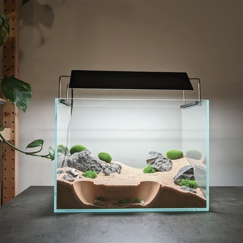 鱼缸造景爬宠乌龟鱼虾躲避屋洞创意地下洞穴造景饲养箱造景装饰