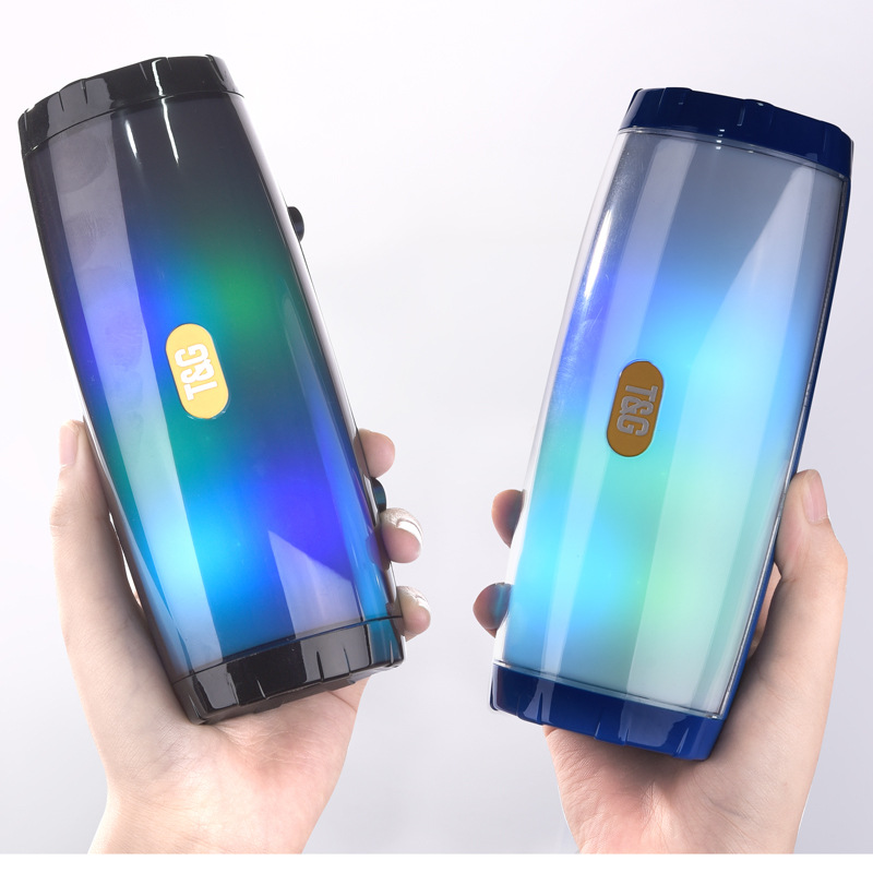 无线蓝牙音箱小钢炮重低音户外内置锂电池手机音响七彩灯发光电脑