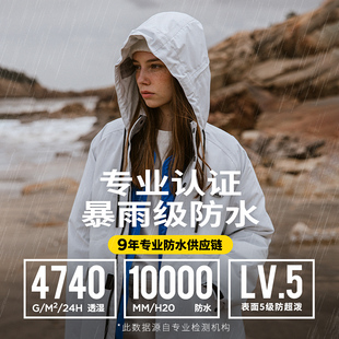 全身防暴雨骑行徒步成人雨衣男款 雨衣电动车女长款 单人自行车雨披