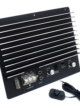 新品1500W发i烧大功率10寸12寸低音炮功放板无源低音炮单路功放12