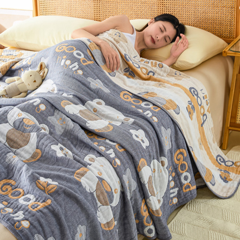 夏天全棉六层纱布毛巾被成人薄款沙发盖毯空调夏凉Y被午睡毯子,床上用品,休闲毯/毛毯/绒毯,淘宝优惠券,粉丝福利购,淘宝优惠卷