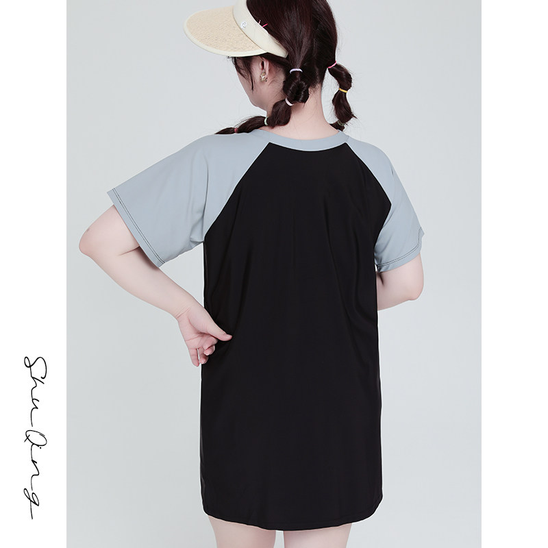 舒晴微胖泳衣2023宽松遮肚抹胸两件F式四角裤运动款泳装女学生三,运动/瑜伽/健身/球迷用品,分体泳衣,淘宝优惠券,粉丝福利购,淘宝优惠卷