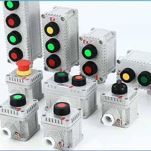 防爆按钮b开关急停按钮LA53-1H2H3H防爆控制按钮防爆按钮按钮带盖