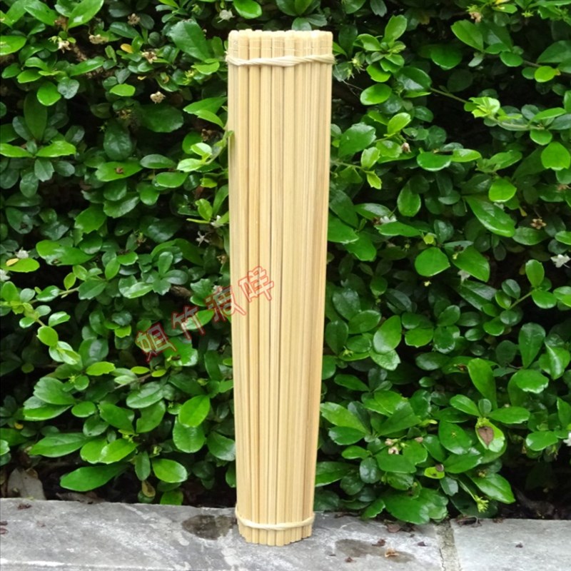 云南小簸箕新款竹制筷子40双一份无漆蜡傣家庭餐具手工制作原年