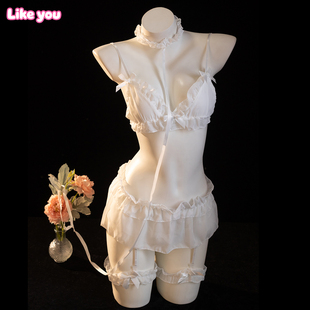Like You性感小胸显大聚拢文胸套装纯欲风内衣女2025新款qqny可爱